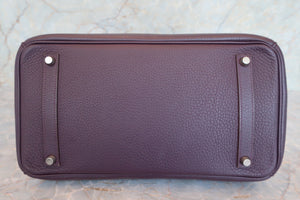 HERMES／エルメス バーキン35 トリヨンクレマンス レザン □F刻印 ハンドバッグ 700070245