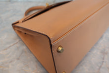 将图片加载到图库查看器，HERMES KELLY 32 Graine Couchevel leather Natural 〇W刻印 Shoulder bag 700010164
