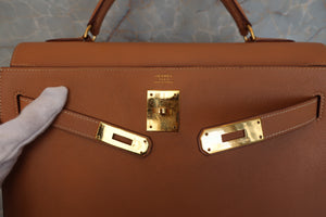 HERMES KELLY 32 Graine Couchevel leather Natural 〇W刻印 Shoulder bag 700010164