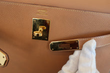 将图片加载到图库查看器，HERMES KELLY 32 Graine Couchevel leather Natural 〇W刻印 Shoulder bag 700010164
