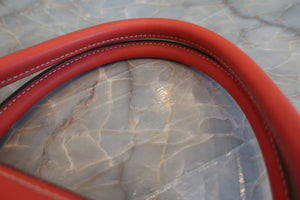 HERMES BOLIDE RELAX 35 Sikkim leather Rose jaipur □P Engraving Hand bag 600060161