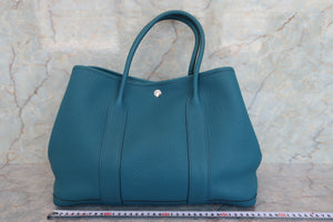 HERMES／エルメス ガーデンパーティPM ネゴンダ コバルト X刻印 トートバッグ 700070271
