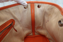 画像をギャラリービューアに読み込む, HERMES／エルメス ガーデンパーティTPM ネゴンダ オレンジ □M刻印 トートバッグ 700080227
