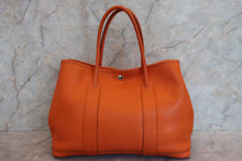 Load image into Gallery viewer, HERMES  GARDEN PARTY PM Negonda leather Orange □O Engraving Tote bag 700010158
