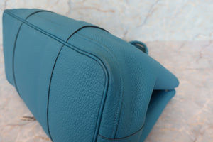HERMES／エルメス ガーデンパーティPM ネゴンダ コバルト X刻印 トートバッグ 700070271