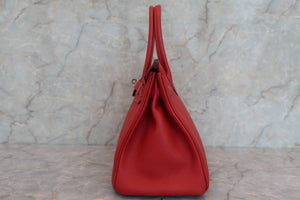 HERMES BIRKIN 30 Togo leather Rouge piment □Q刻印 Hand bag 600060126
