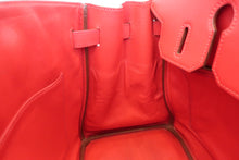 将图片加载到图库查看器，HERMES BIRKIN 30 Gulliver leather Rouge vif □B刻印 Hand bag 500090276
