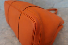 Load image into Gallery viewer, HERMES  GARDEN PARTY PM Negonda leather Orange □O Engraving Tote bag 700010158
