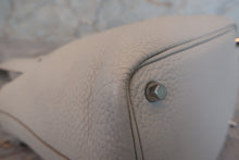 Load image into Gallery viewer, HERMES PICOTIN LOCK PM Clemence leather Pearl gray Y Engraving Hand bag 700120137

