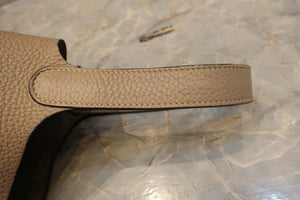 HERMES／エルメス ピコタンロックＰＭ トリヨンクレマンス トゥルティエールグレー □O刻印 ハンドバッグ 700080230