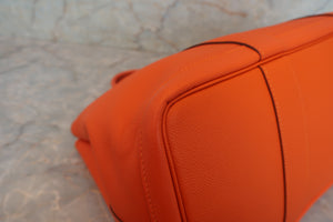 HERMES／エルメス ガーデンパーティＰＭ ヴォーエプソン フー D刻印 トートバッグ 700040166