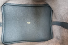 將圖片載入圖庫檢視器 HERMES／エルメス ピコタンロックＭＭ トリヨンクレマンス ブルーオラージュ Z刻印 ハンドバッグ 700060249
