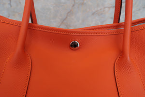HERMES／エルメス ガーデンパーティＰＭ ヴォーエプソン フー D刻印 トートバッグ 700040166
