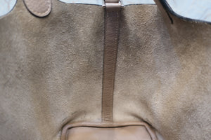 HERMES／エルメス ピコタンロックＰＭ トリヨンクレマンス トゥルティエールグレー □O刻印 ハンドバッグ 700080230