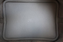 Load image into Gallery viewer, HERMES PICOTIN LOCK PM Clemence leather Pearl gray Y Engraving Hand bag 700120137
