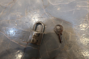 HERMES／エルメス ピコタンロックＰＭ トリヨンクレマンス トゥルティエールグレー □O刻印 ハンドバッグ 700080230