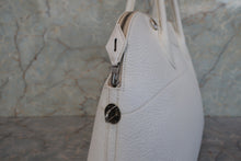 Load image into Gallery viewer, HERMES BOLIDE 35 Fjord leather White □E Engraving Shoulder bag 700100050
