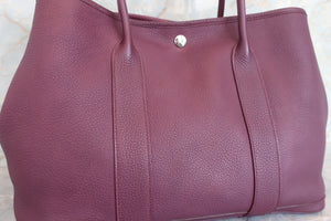 HERMES／エルメス ガーデンパーティPM ネゴンダ レザン □Q刻印 トートバッグ 700060162
