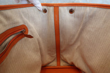 Load image into Gallery viewer, HERMES  GARDEN PARTY PM Negonda leather Orange □O Engraving Tote bag 700010158
