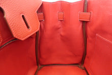 将图片加载到图库查看器，HERMES BIRKIN 30 Togo leather Rouge piment □Q刻印 Hand bag 600060126
