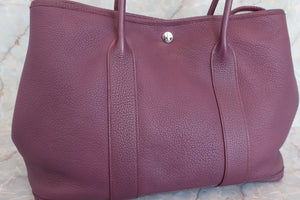 HERMES／エルメス ガーデンパーティPM ネゴンダ レザン □Q刻印 トートバッグ 700060162