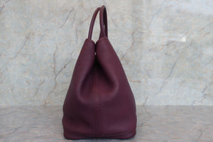 HERMES／エルメス ガーデンパーティPM ネゴンダ レザン □Q刻印 トートバッグ 700060162