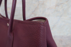 HERMES／エルメス ガーデンパーティPM ネゴンダ レザン □Q刻印 トートバッグ 700060162