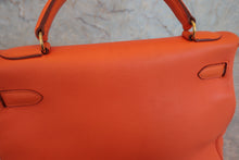 画像をギャラリービューアに読み込む, HERMES／エルメス ケリー32 ヴォーガリバー オレンジ 〇Z刻印 ショルダーバッグ 800020210
