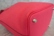Load image into Gallery viewer, HERMES PICOTIN LOCK PM Clemence leather Rose extreme A Engraving Hand bag 70012082
