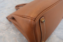 画像をギャラリービューアに読み込む, HERMES／エルメス オータクロア32 トゴ ゴールド □H刻印 ハンドバッグ 800030057
