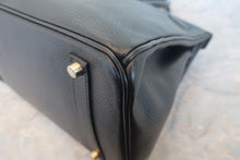 画像をギャラリービューアに読み込む, HERMES／エルメス バーキン35 アルデンヌ ブラック □F刻印 ハンドバッグ 800010158
