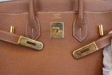 画像をギャラリービューアに読み込む, HERMES／エルメス オータクロア32 トゴ ゴールド □H刻印 ハンドバッグ 800030057
