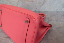 Load image into Gallery viewer, HERMES BIRKIN 30 Togo leather Rose lipstick □Q Engraving Hand bag 700100070
