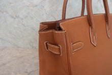 画像をギャラリービューアに読み込む, HERMES／エルメス オータクロア32 トゴ ゴールド □H刻印 ハンドバッグ 800030057
