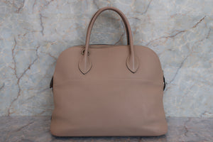 HERMES／エルメス ボリード35 トリヨンクレマンス トゥルティエールグレー □M刻印 ショルダーバッグ 700060143