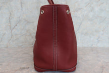 将图片加载到图库查看器，HERMES  GARDEN PARTY PM Negonda leather Rouge H □N刻印 Tote bag 700010147
