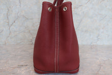 将图片加载到图库查看器，HERMES  GARDEN PARTY PM Negonda leather Rouge H □N刻印 Tote bag 700010147
