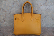 将图片加载到图库查看器，HERMES BIRKIN 30 Graine Couchevel leather Jaune □H刻印 Hand bag 600090024
