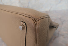 Load image into Gallery viewer, HERMES BIRKIN 30 Clemence leather Gris tourterelle Y Engraving Hand bag 700120202
