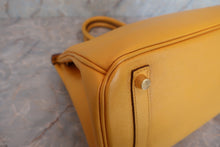 将图片加载到图库查看器，HERMES BIRKIN 30 Graine Couchevel leather Jaune □H刻印 Hand bag 600090024
