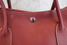 将图片加载到图库查看器，HERMES  GARDEN PARTY PM Negonda leather Rouge H □N刻印 Tote bag 700010147
