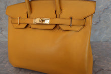 将图片加载到图库查看器，HERMES BIRKIN 30 Graine Couchevel leather Jaune □H刻印 Hand bag 600090024
