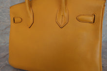 将图片加载到图库查看器，HERMES BIRKIN 30 Graine Couchevel leather Jaune □H刻印 Hand bag 600090024
