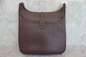 HERMES／エルメス エブリン2GM トリヨンクレマンス ショコラ □L刻印 ショルダーバッグ 700070259
