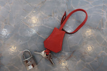 将图片加载到图库查看器，HERMES BIRKIN 30 Clemence leather Rouge pivoine R刻印 Hand bag 800090099
