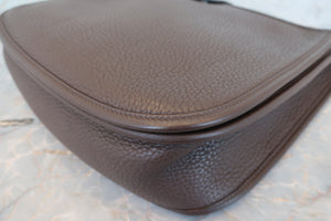 HERMES／エルメス エブリン2GM トリヨンクレマンス ショコラ □L刻印 ショルダーバッグ 700070259