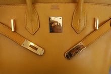 将图片加载到图库查看器，HERMES BIRKIN 30 Graine Couchevel leather Jaune □H刻印 Hand bag 600090024
