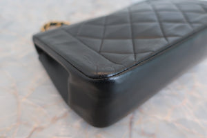 CHANEL Diana matelasse chain shoulder bag Lambskin Black/Gold hadware Shoulder bag 600040011