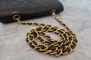 CHANEL Diana matelasse chain shoulder bag Lambskin Black/Gold hadware Shoulder bag 600040011