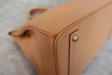 Load image into Gallery viewer, HERMES BIRKIN 40 Graine Couchevel leather Natural □A Engraving Hand bag 800090087
